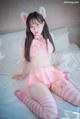 DJAWA Photo - Myu_a_ (뮤아): "Catgirl in Pink" (72 photos) P12 No.39a86e