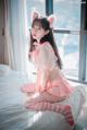 DJAWA Photo - Myu_a_ (뮤아): "Catgirl in Pink" (72 photos) P18 No.56fc4c