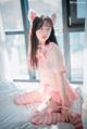 DJAWA Photo - Myu_a_ (뮤아): "Catgirl in Pink" (72 photos) P14 No.ae0b1e